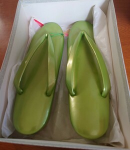 .. shop zori pearl pcs size 22cm rom and rear (before and after) unused goods olive color 