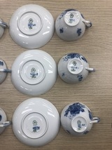 #9928 ロイヤルコペンハーゲン ROYAL COPENHAGEN カップ&ソーサーセット 6セット （ソーサー一枚カケ有）_画像7