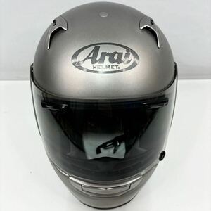 【美品】アライ Arai ヘルメット フルフェイスヘルメット T8133 2000 認定No. 364107 55 56センチ Sサイズ (932)