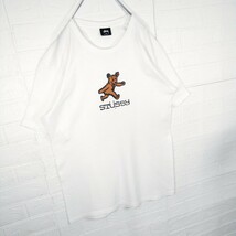 【STUSSY】オールドアートワーク　ベアーロゴ　Tシャツ_画像3