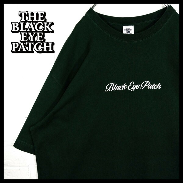 【BLACK EYE PATCH】フロント筆記体ロゴ　ビッグシルエット　Tシャツ