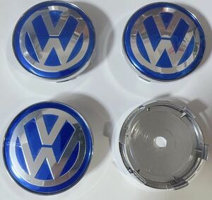 Volkswagen Cheel Center Cap Blue 60 мм