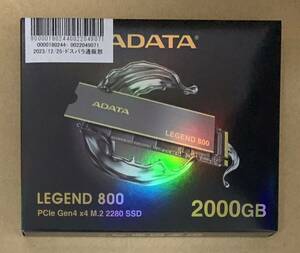 ADATA LEGEND 800 NVMe SSD 2TB