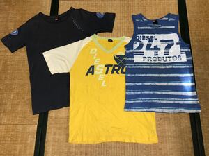 DIESEL ディーゼル Tシャツ タンクトップ 3点 まとめ売り