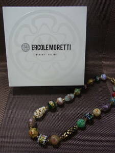 ERCOLE MORETTI/エルコレ・モレッティ/ムラーノガラス/ベネチアンガラス/ヴェネチアングラス/ネックレス