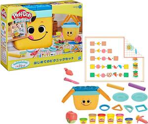 ピクニック お遊びセット プレイ・ドー Play-Doh　はじめてのピクニックセット、幼児用玩具、プリスクール、対象年齢３才以上、