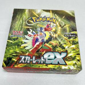 1円スタート ポケモンカード スカーレットex 1BOX シュリンクなし ペリペリあり サーナイト ボタンSR SAR BOX ポケカ の画像2