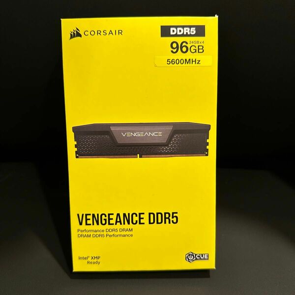 CORSAIR DDR5 5600MHz VENGEANCE 96GB[24GB×4枚] CMK96GX5M4B5600C40