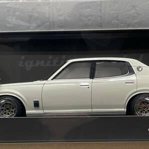 イグニッションモデル NISSAN Bluebird U 2000GTX G610 日産 ニッサン ブルーバード ホワイト 白 1：18 注目 ９９円スタートの画像2