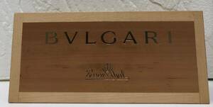 保管品　非売品　BVLGARI ブルガリ　ディスプレイスタンド　プレート　木製　置物　