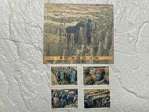 ③ China stamp 1983 T88m T88 4 kind small size seat set . horse . China person . postal stamp seat down 99 jpy start 