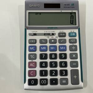 CASIO カシオ AZ-26S スクール電卓 簿記 電卓 ソーラー 計算機 爆安 99円スタートの画像2