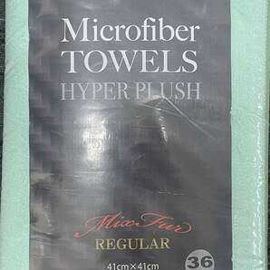 未使用 Microfiber TOWELS HYPER PLUSH マイクロファイバー タオル レギュラー 41cm × 41cm 36枚入り 4個セット 注目 ９９円スタートの画像5