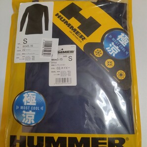 HUMMER　メンズ　極涼　アタックベース 　 長袖クールコンプレッション 　ネイビー色　 Sサイズ　1枚