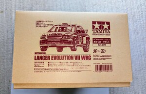 1 jpy ~ Tamiya Mitsubishi Lancer Evolution VⅡ WRC spare body set (TT02 XV01 02 etc. installing possibility )1/10 SP927 unused goods selling up. 