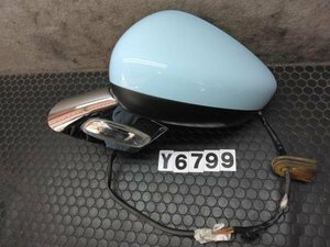  Citroen C3 A55F01 left door mirror rearview mirror side mirror color No.KGX electric storage type No.Y6799