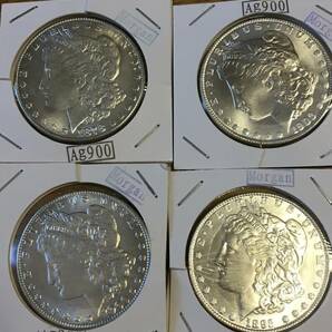 SJ5）アメリカ古銭 貨幣モルガン、ピース・ダラー 2種 合計13枚の画像2