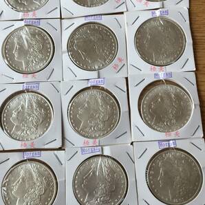 SJ40)アメリカ古銭 モルガン・ダラー コイン28枚 貨幣コレクター放出品！の画像5