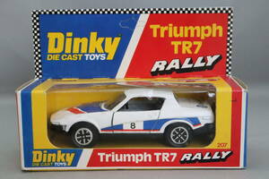 [ подлинная вещь ] Dinky 207 Triumph TR7 Rally (Dinky 207 Triumph TR7 Rally)1/43 шкала, Англия производства 