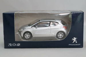 [ Peugeot special order goods ] Norev Peugeot 208 silver (Norev Peugeot 208)3 -inch, generally Tomica size 