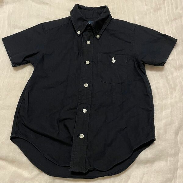 ラルフローレン 半袖 シャツ RALPH LAUREN ブラック 黒 100cm