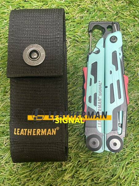 LEATHERMAN SIGNAL Blue 専用ナイロン製シース付　レザーマン　マルチツール　ツールナイフ プライヤー