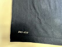 ☆US古着 NIKE ナイキ DRI-FIT ドライフィット スポーツ 速乾 Tシャツ プリント ネイビー紺【L】コットン　　　　　　　◆4468◆_画像8