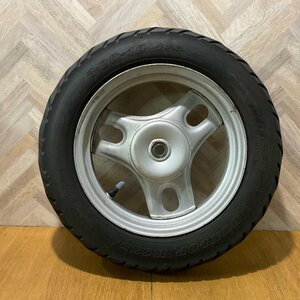 【Ｏ02-22】ホンダ スーパーディオ DIO AF27 リアホイール タイヤ付 山無し 振れ無し 動作確認済み 純正部品