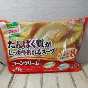  Ajinomoto kno-ru protein . firmly ... soup corn cream 438g( stick 15 pcs insertion . sack )