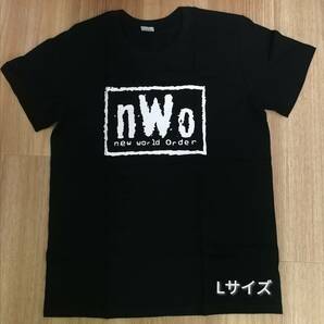 【新品】Lサイズ　nWo プロレスTシャツ ブラック　新日本プロレス 蝶野正洋 武藤敬司 天山広吉 ヒロ斉藤 狼軍団 ｗｃｗ wwe