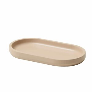 ideaco (イデアコ) 卓上 文具 小物 トレー ベージュ tray (トレイ) one