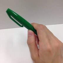 ぺんてる 水性ペン サインペン S520-DD 緑 10本セット_画像2