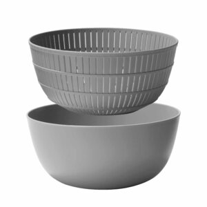 ライクイット ( like-it ) ざる ボウル Colander&Bowl 米とぎにも使える ザルとボール Ф22.7×高10.4cm ボウ