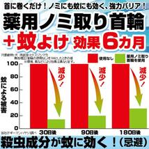 薬用ノミ取り首輪+蚊よけ 猫用 効果6ヵ月_画像5