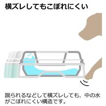 リッチェル こぼれにくい ドッグウォーターボウル 500 超小型犬・小型犬用 アイボリー_画像3