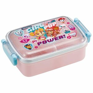 スケーター(Skater) 子供用 お弁当箱 1段 450ml ふわっと盛れるドーム型 パウ・パトロール ガール 抗菌 子供用 日本製 RBF3