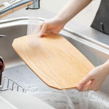 アンドエヌイー(&NE) nikii ウッドファイバーカッティングボード HACHI M 食洗機対応 木製 まな板 カッティングボード 耐熱 カ_画像5