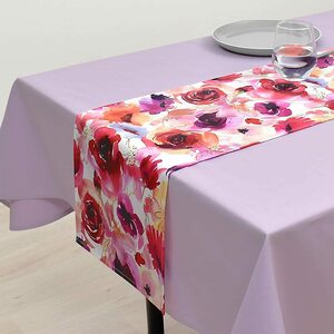  style te call (STYLE Decor) table Runner laminate waterproof Northern Europe table runner 180cm... floral print pin Crows 