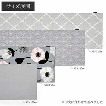 スタイルデコール(STYLE Decor) テーブルランナー・テーブルセンター (30cm×210cm) 綿100% リバーシブルタイプ ボタニ_画像6