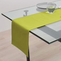 スタイルデコール(STYLE Decor) テーブルランナー・テーブルセンター (30cm×100cm) 綿100% リバーシブルタイプ 無地オ_画像1