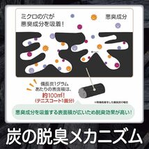 【まとめ買い】脱臭炭 冷蔵庫 冷蔵庫用 脱臭剤 140g×4個 消臭 消臭剤_画像4