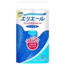 エリエール トイレットペーパー 1.5倍巻き 82.5m×12ロール シングル パルプ100% リラックス感のある香り_画像1