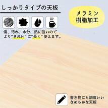 [山善] 折りたたみテーブル 高さ70 傷・汚れ・水分・熱に強い 幅50×奥行48cm サイドテーブル ミニテーブル 完成品 ブラック RYST_画像4