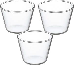 iwaki(イワキ) 耐熱ガラス プリンカップ 150ml KBT905 3個セット