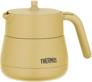 THERMOS 真空断熱ティーポット 450ml（ベージュ）TTE-450BE