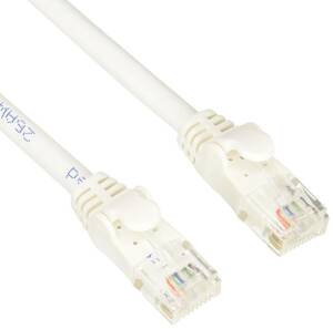  Elecom LAN cable CAT6A 3m nail breaking prevention connector cat6a correspondence soft white LD-GPAYC/WH3