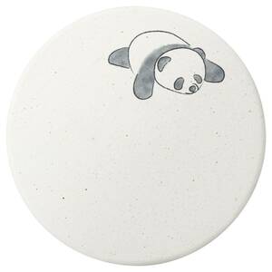 アンドエヌイー(&NE) 日本製 陶器 珪藻土 コースター panda だらーん パンダ NRS-289-DR