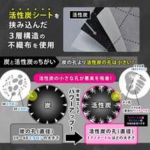 アストロ 収納ケース 敷き布団用 グレー 不織布 活性炭 消臭 布団収納袋 ふとん収納 持ち手付き171-39_画像3