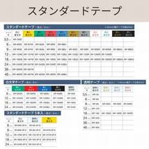 カシオ ネームランド ラベルライター 純正 テープ 18mm XR-18GN 緑地に黒文字_画像6