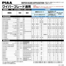PIAA ワイパー ブレード 275mm スーパーグラファイト グラファイトコーティングゴム 1本入 呼番17RS リヤ専用 WG28RS_画像4